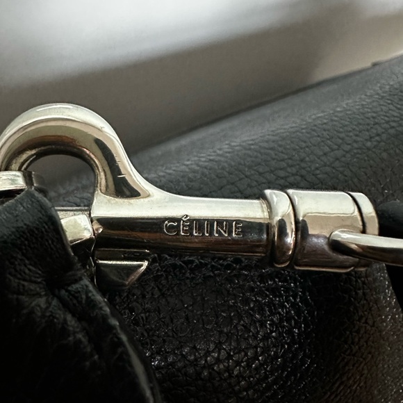 Celine Trapeze Bag black leather and suede - Picture 10 of 16